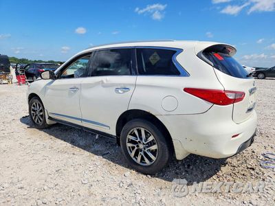 Drugie zdjęcie samochodu z przodu: 2013 INFINITI JX35 BASE VIN:5N1AL0MMXDC340250 - miniatura
