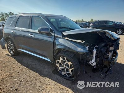 Czwarte zdjęcie samochodu z boku: 2021 HYUNDAI PALISADE CALLIGRAPHY VIN:KM8R7DHE7MU309596 - miniatura