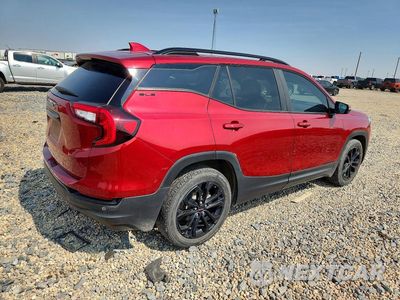 Trzecie zdjęcie samochodu z tyłu: 2022 GMC TERRAIN SLE VIN:3GKALMEV6NL197455 - miniatura