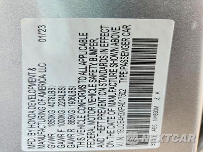 Zdjęcie 13 z 13 samochodu: 2023 ACURA INTEGRA A-SPEC VIN:19UDE4H3XPA017502 - miniatura