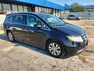Czwarte zdjęcie samochodu z boku: 2017 HONDA ODYSSEY EXL VIN:5FNRL5H61HB016032 - miniatura
