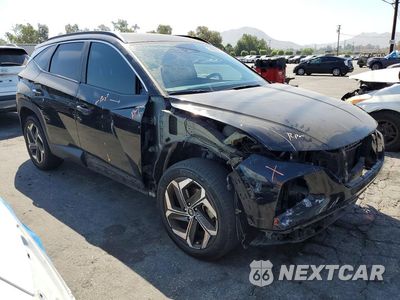 Czwarte zdjęcie samochodu z boku: 2023 HYUNDAI TUCSON SEL VIN:5NMJFCAEXPH263850 - miniatura