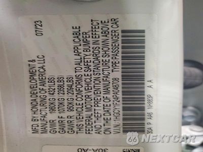 Zdjęcie 13 z 13 samochodu: 2023 HONDA ACCORD LX VIN:1HGCY1F24PA048708 - miniatura