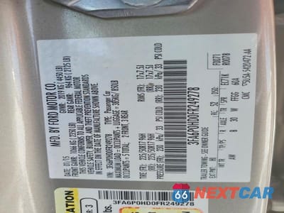 Zdjęcie 13 z 13 samochodu: 2015 FORD FUSION SE VIN:3FA6P0HD0FR249278 - miniatura