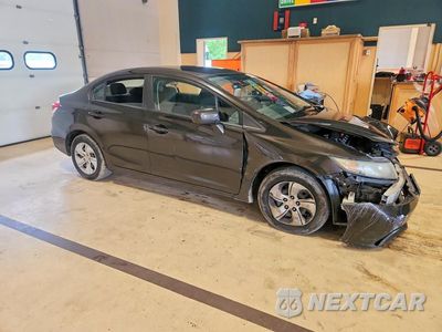 Czwarte zdjęcie samochodu z boku: 2014 HONDA CIVIC LX VIN:2HGFB2F55EH511694 - miniatura