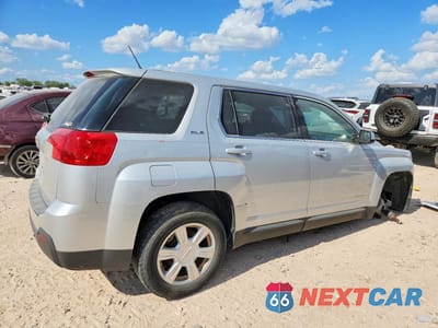 Trzecie zdjęcie samochodu z tyłu: 2014 GMC TERRAIN SLE VIN:2GKALMEK4E6225795 - miniatura