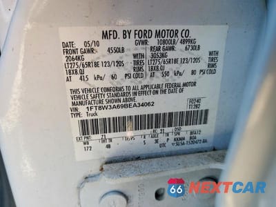 Zdjęcie 12 z 12 samochodu: 2011 FORD F350 SUPER DUTY VIN:1FT8W3A69BEA34062 - miniatura