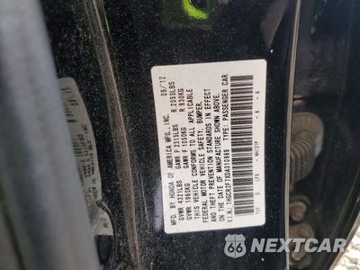 Zdjęcie 13 z 13 samochodu: 2013 HONDA ACCORD EX VIN:1HGCR2F7XDA010989 - miniatura