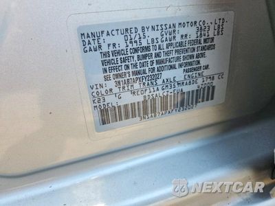 Zdjęcie 12 z 12 samochodu: 2015 NISSAN SENTRA S VIN:3N1AB7APXFY232027 - miniatura