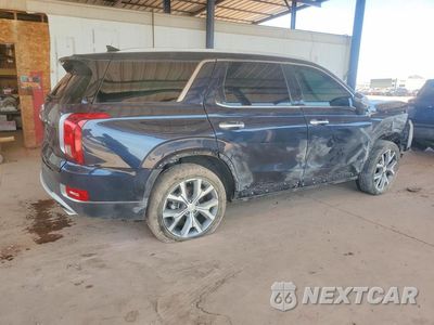Trzecie zdjęcie samochodu z tyłu: 2020 HYUNDAI PALISADE SEL VIN:KM8R44HE8LU147775 - miniatura