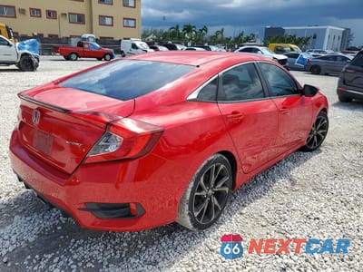 Trzecie zdjęcie samochodu z tyłu: 2021 HONDA CIVIC SPORT VIN:2HGFC2F86MH519003 - miniatura