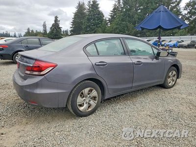 Trzecie zdjęcie samochodu z tyłu: 2015 HONDA CIVIC LX VIN:19XFB2F51FE295550 - miniatura