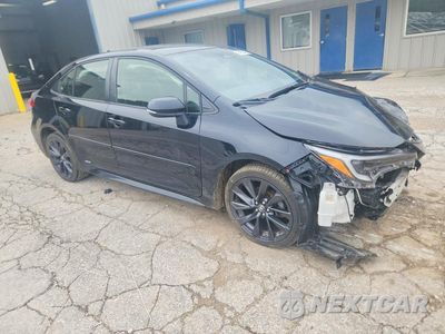 Czwarte zdjęcie samochodu z boku: 2024 TOYOTA COROLLA HYBRID SE VIN:JTDBDMHE5RJ004718 - miniatura