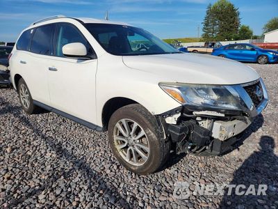 Czwarte zdjęcie samochodu z boku: 2014 NISSAN PATHFINDER SV VIN:5N1AR2MM0EC625972 - miniatura