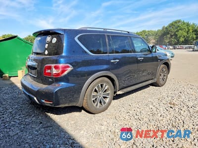 Trzecie zdjęcie samochodu z tyłu: 2019 NISSAN ARMADA SL VIN:JN8AY2NC8KX509361 - miniatura
