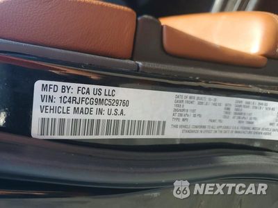 Zdjęcie 13 z 13 samochodu: 2021 JEEP GRAND CHEROKEE OVERLAND VIN:1C4RJFCG9MC529760 - miniatura