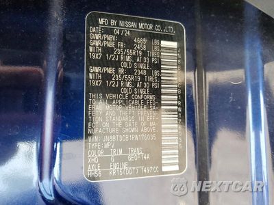 Zdjęcie 13 z 13 samochodu: 2024 NISSAN ROGUE SL VIN:JN8BT3CB1RW176035 - miniatura
