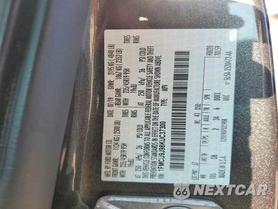 Zdjęcie 13 z 13 samochodu: 2019 FORD ESCAPE TITANIUM VIN:1FMCU9J98KUC37300 - miniatura