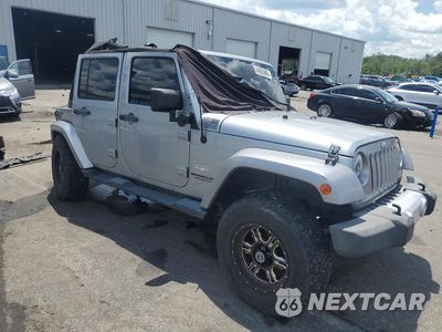 Czwarte zdjęcie samochodu z boku: 2015 JEEP WRANGLER UNLIMITED SAHARA VIN:1C4BJWEG0FL537960 - miniatura