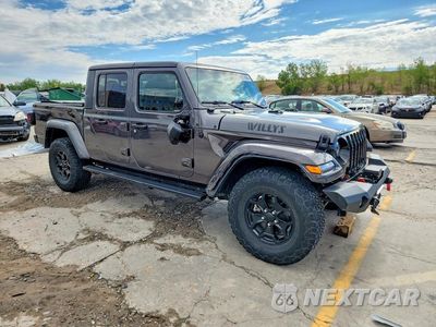 Czwarte zdjęcie samochodu z boku: 2021 JEEP GLADIATOR SPORT VIN:1C6HJTAG7ML613788 - miniatura