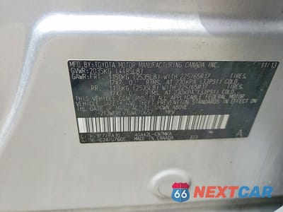Zdjęcie 14 z 14 samochodu: 2013 TOYOTA RAV4 XLE VIN:2T3WFREV1DW070657 - miniatura