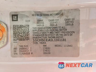 Zdjęcie 13 z 13 samochodu: 2020 CHEVROLET COLORADO LT VIN:1GCHSCEA1L1161181 - miniatura