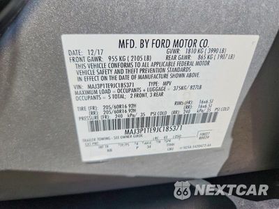 Zdjęcie 13 z 13 samochodu: 2018 FORD ECOSPORT SE VIN:MAJ3P1TE9JC185371 - miniatura