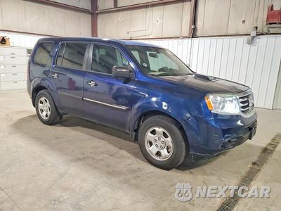 Czwarte zdjęcie samochodu z boku: 2013 HONDA PILOT LX VIN:5FNYF4H2XDB008001 - miniatura