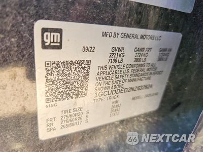 Zdjęcie 12 z 12 samochodu: 2022 CHEVROLET SILVERADO K1500 LT VIN:1GCUDDED2NZ632624 - miniatura