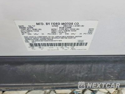 Zdjęcie 12 z 12 samochodu: 2017 FORD EXPLORER LIMITED VIN:1FM5K8F84HGD47745 - miniatura