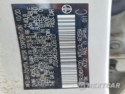 Zdjęcie 13 z 13 samochodu: 2021 TOYOTA COROLLA SE VIN:JTDS4MCE6MJ065107 - miniatura