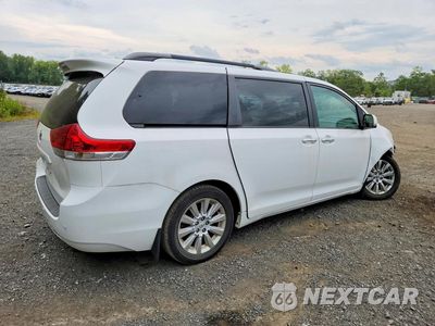 Trzecie zdjęcie samochodu z tyłu: 2012 TOYOTA SIENNA XLE 7-PASSENGER VIN:5TDDK3DC8CS038059 - miniatura