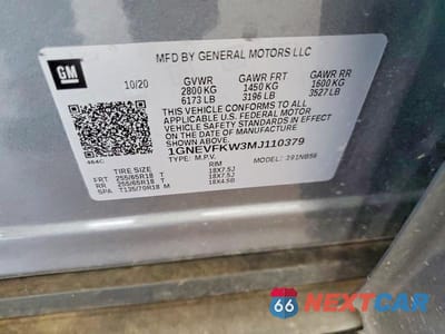 Zdjęcie 13 z 13 samochodu: 2021 CHEVROLET TRAVERSE LS VIN:1GNEVFKW3MJ110379 - miniatura