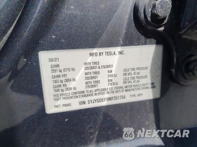 Zdjęcie 13 z 13 samochodu: 2021 TESLA MODEL Y VIN:5YJYGDEF9MF261704 - miniatura