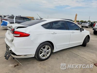 Trzecie zdjęcie samochodu z tyłu: 2018 FORD FUSION SE VIN:3FA6P0H71JR195671 - miniatura