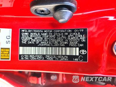 Zdjęcie 12 z 12 samochodu: 2020 TOYOTA COROLLA LE VIN:JTDHPRAE1LJ001346 - miniatura