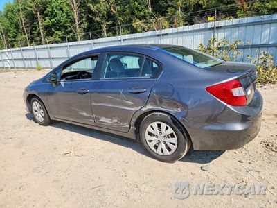Drugie zdjęcie samochodu z przodu: 2012 HONDA CIVIC LX VIN:2HGFB2F5XCH558166 - miniatura