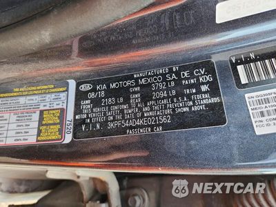 Zdjęcie 12 z 12 samochodu: 2019 KIA FORTE EX VIN:3KPF54AD4KE021562 - miniatura