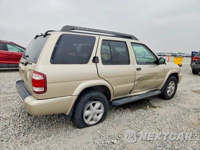 Trzecie zdjęcie samochodu z tyłu: 2002 NISSAN PATHFINDER SE VIN:JN8DR09Y12W701232 - miniatura