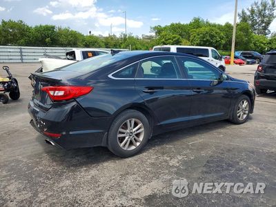 Trzecie zdjęcie samochodu z tyłu: 2016 HYUNDAI SONATA SE VIN:5NPE24AF0GH381551 - miniatura