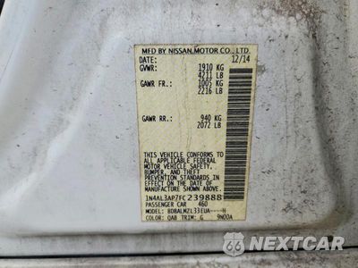 Zdjęcie 12 z 12 samochodu: 2015 NISSAN ALTIMA 2.5 SV VIN:1N4AL3AP7FC239888 - miniatura