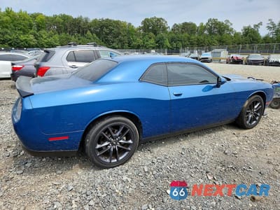 Trzecie zdjęcie samochodu z tyłu: 2022 DODGE CHALLENGER GT VIN:2C3CDZKG7NH168824 - miniatura