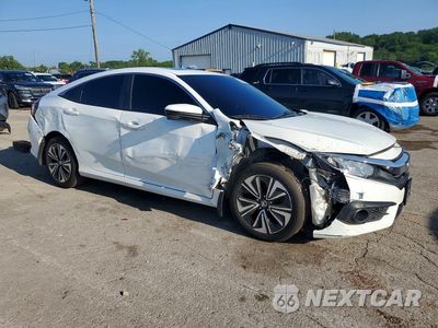 Czwarte zdjęcie samochodu z boku: 2018 HONDA CIVIC EXL VIN:JHMFC1F73JX030001 - miniatura