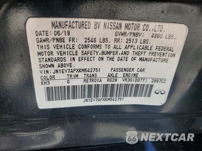 Zdjęcie 12 z 12 samochodu: 2019 INFINITI Q50 3.0T LUXE VIN:JN1EV7APXKM542751 - miniatura