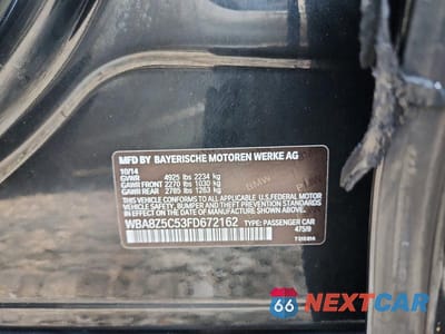 Zdjęcie 12 z 12 samochodu: 2015 BMW 328 XIGT SULEV VIN:WBA8Z5C53FD672162 - miniatura