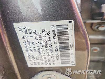Zdjęcie 13 z 13 samochodu: 2007 HONDA ACCORD EX VIN:1HGCM66517A050936 - miniatura