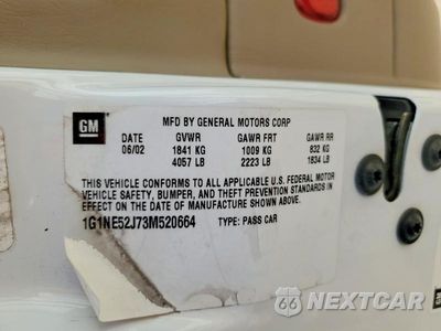 Zdjęcie 12 z 12 samochodu: 2003 CHEVROLET MALIBU LS VIN:1G1NE52J73M520664 - miniatura