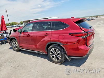 Drugie zdjęcie samochodu z przodu: 2022 TOYOTA HIGHLANDER HYBRID XLE VIN:5TDGARAH9NS515281 - miniatura