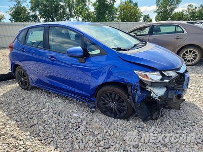 Czwarte zdjęcie samochodu z boku: 2018 HONDA FIT SPORT VIN:3HGGK5G6XJM706179 - miniatura
