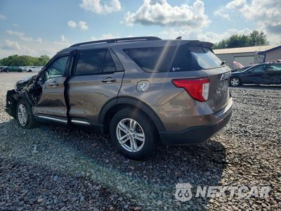 Drugie zdjęcie samochodu z przodu: 2021 FORD EXPLORER XLT VIN:1FMSK8DH4MGA39135 - miniatura